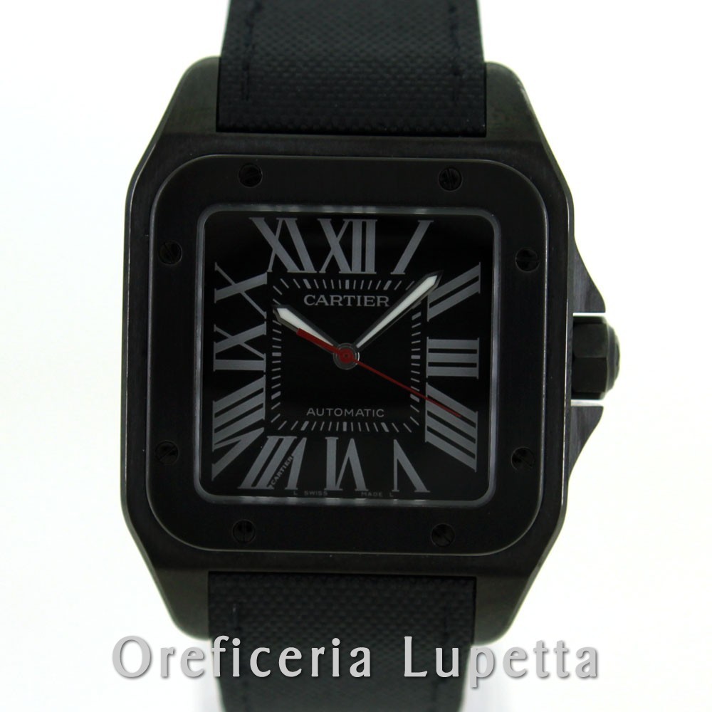 Cartier santos 100 hot sale xl carbon